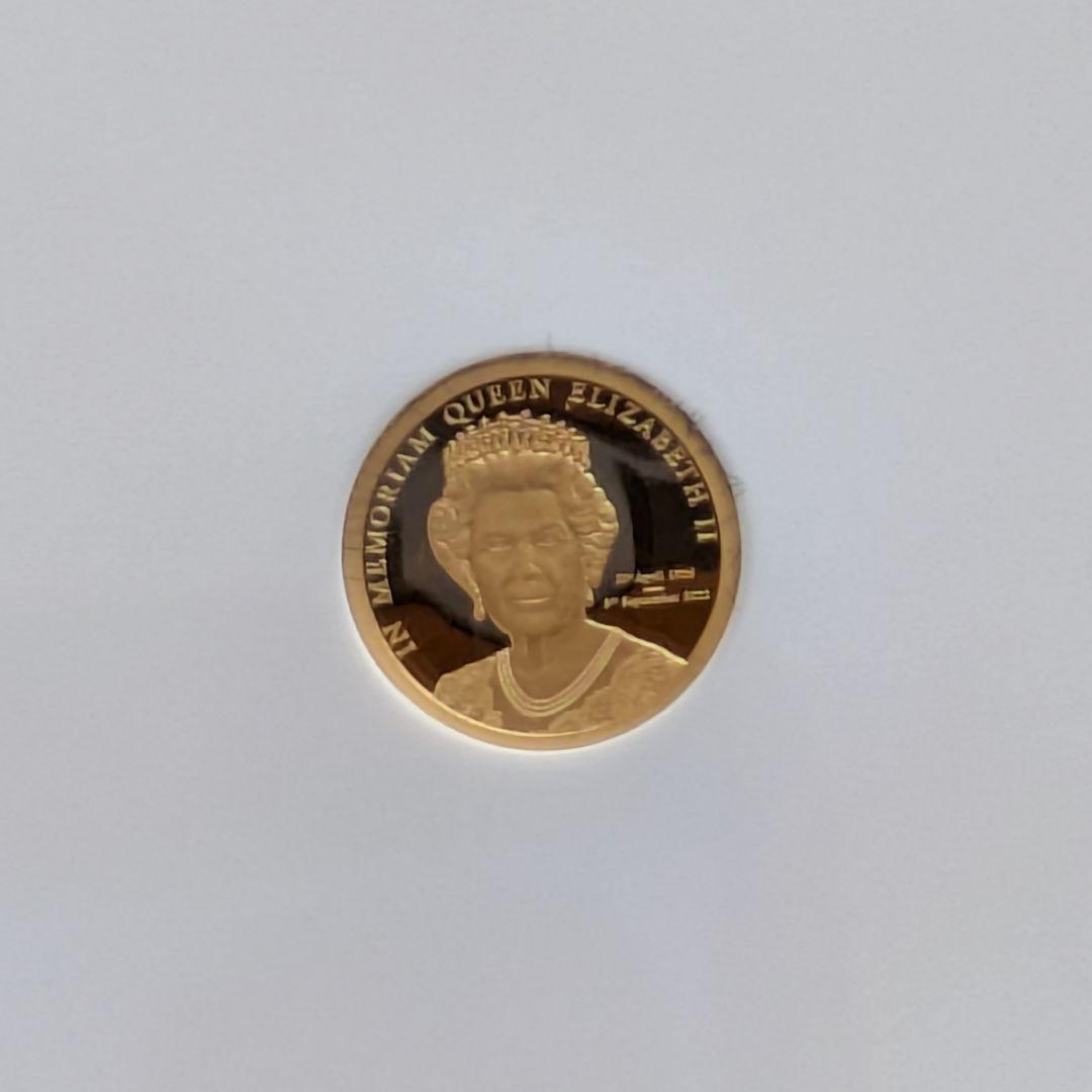 2022年 エリザベス女王 追悼金貨 5ドル イギリス PF69 UC 純金