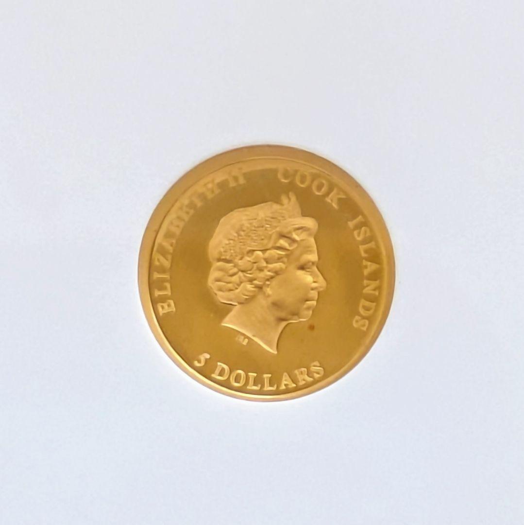 2022年 エリザベス女王 追悼金貨 5ドル イギリス PF69 UC 純金