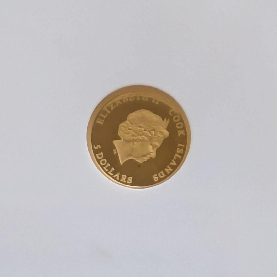 2022年 エリザベス女王 追悼金貨 5ドル イギリス PF69 UC 純金