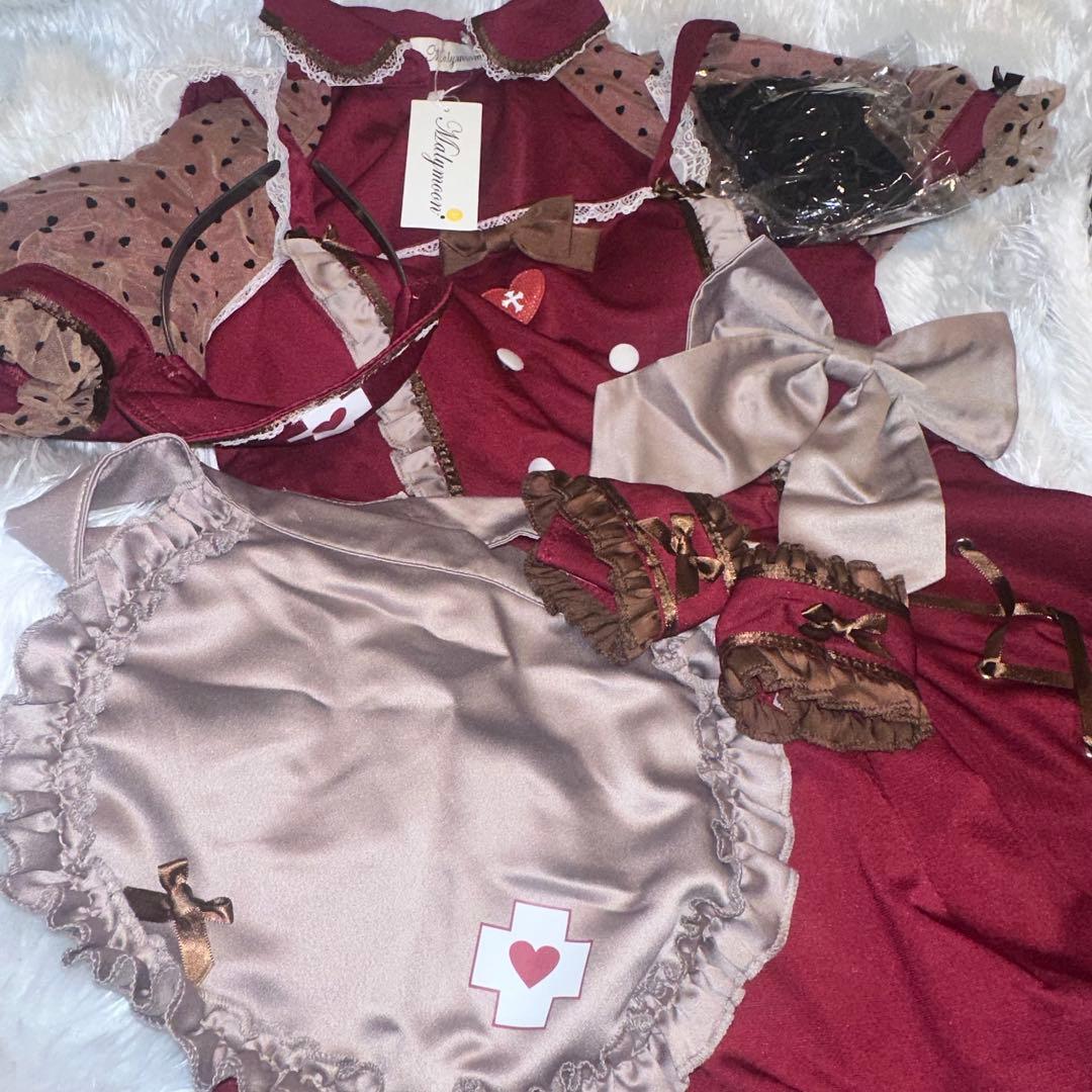 う*く様 Malymoon バレンタインコスプレ 6点セット レッド