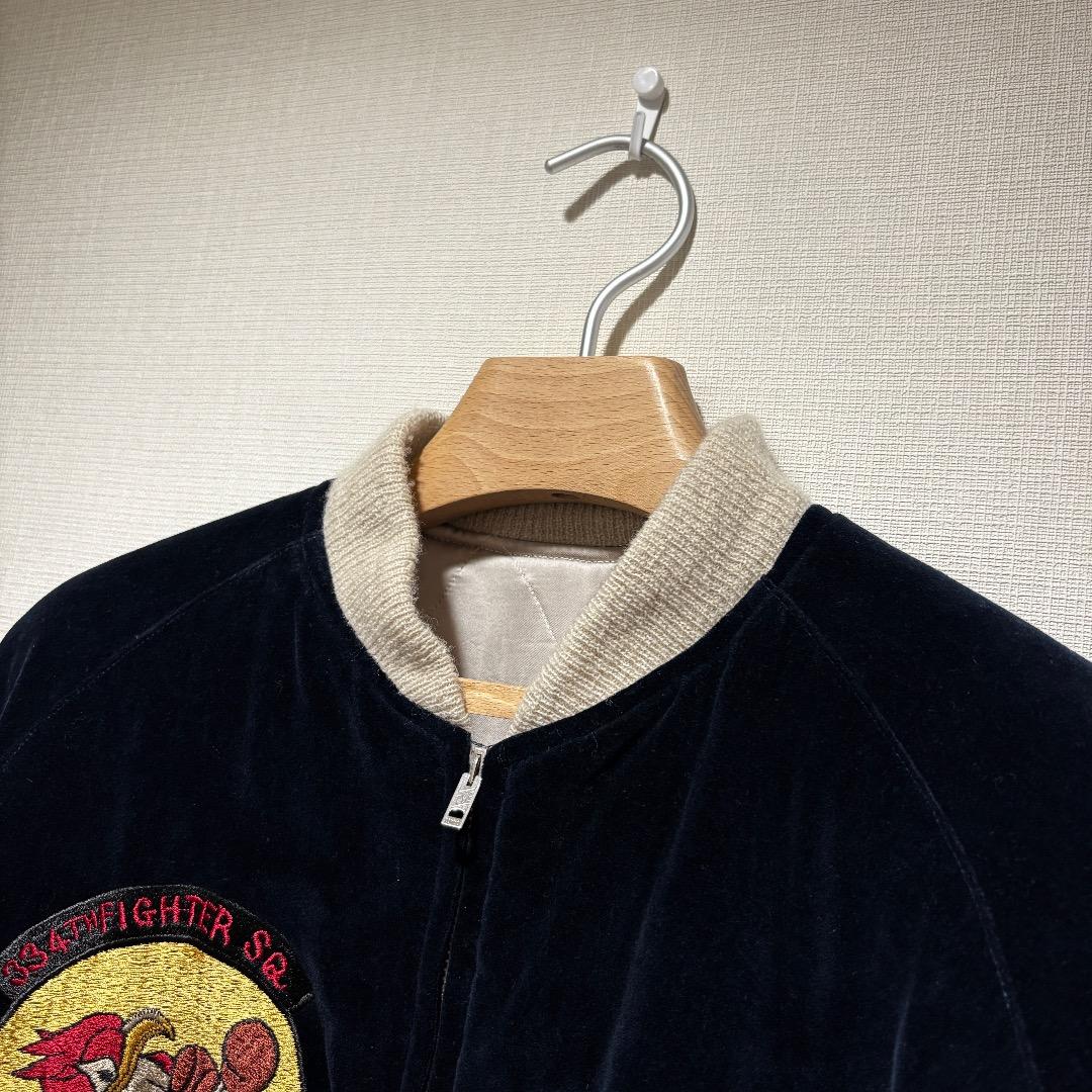 バズリクソンズ×港商 別珍スカジャン 特大 XLサイズ BR15536 極美品