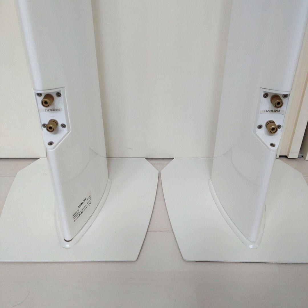 美品 デノン DENON SC-T7L2 ホワイト スピーカー