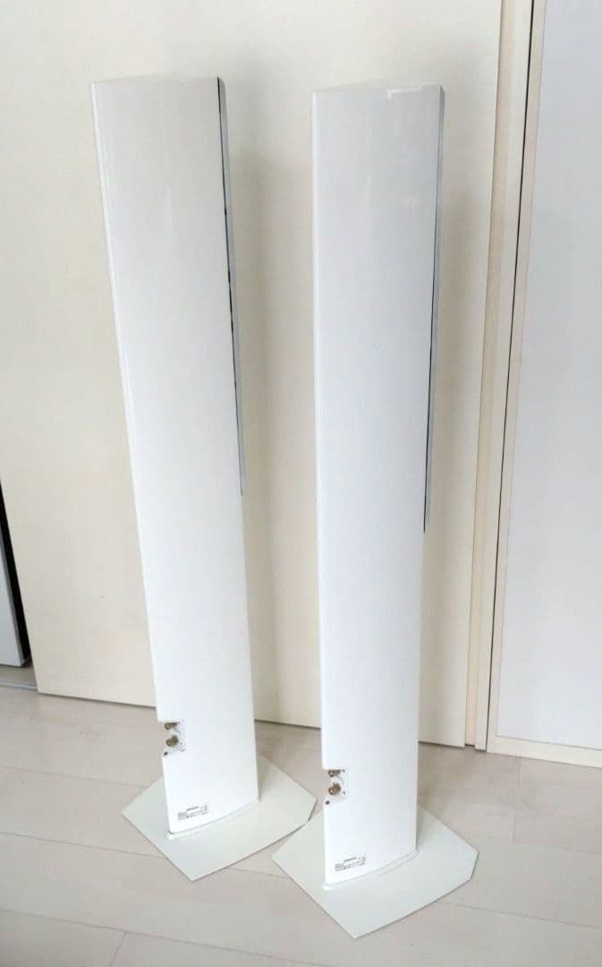 美品 デノン DENON SC-T7L2 ホワイト スピーカー