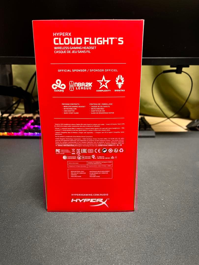 HyperX Cloud Flight S ワイヤレスゲーミングヘッドセット