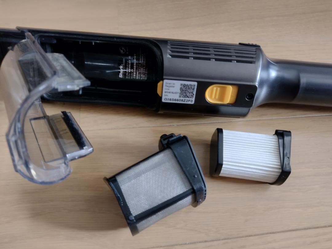 シャーク★ハンディクリーナー★WV416JGY★バッテリー新品と同等1