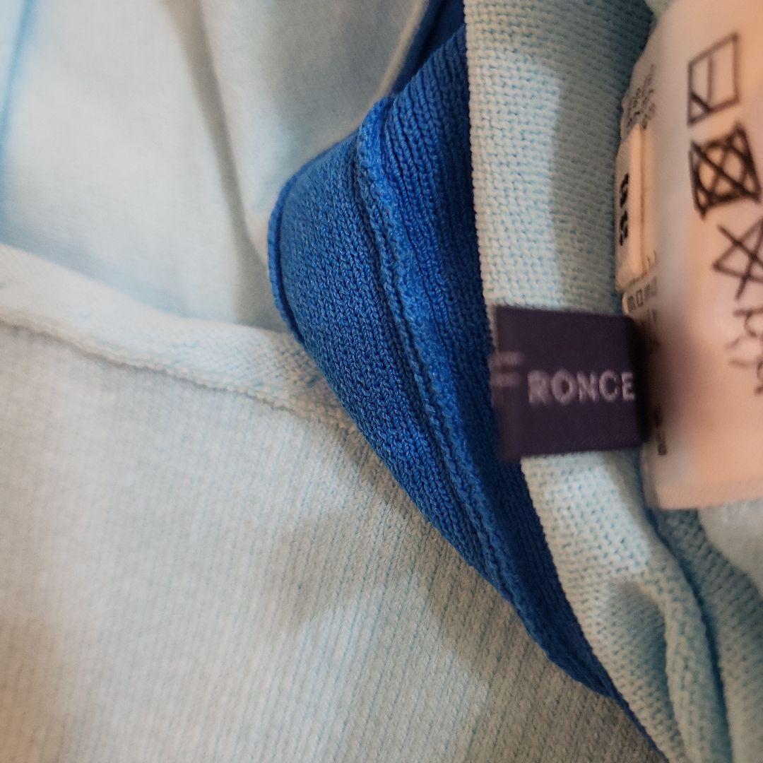 BLUE FRONCE ロゴ入り ニットセーター 長袖　オーバサイズ