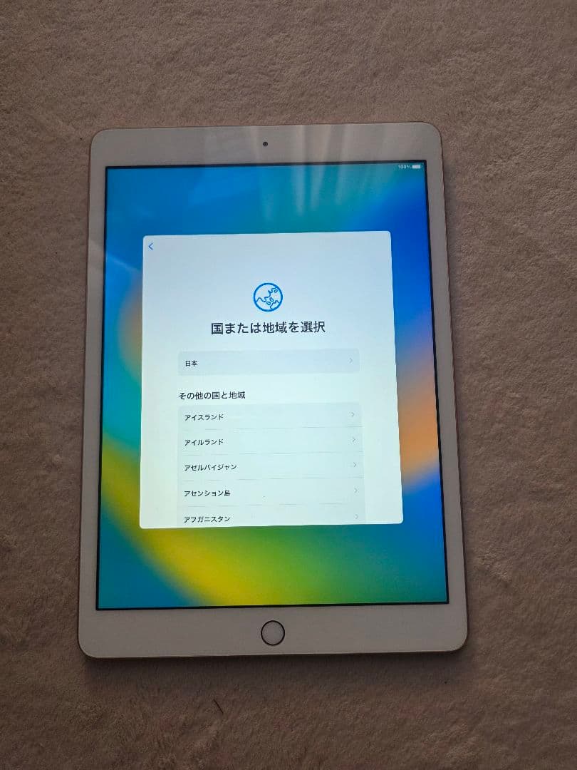 Apple iPad A2197 32GB　動作品