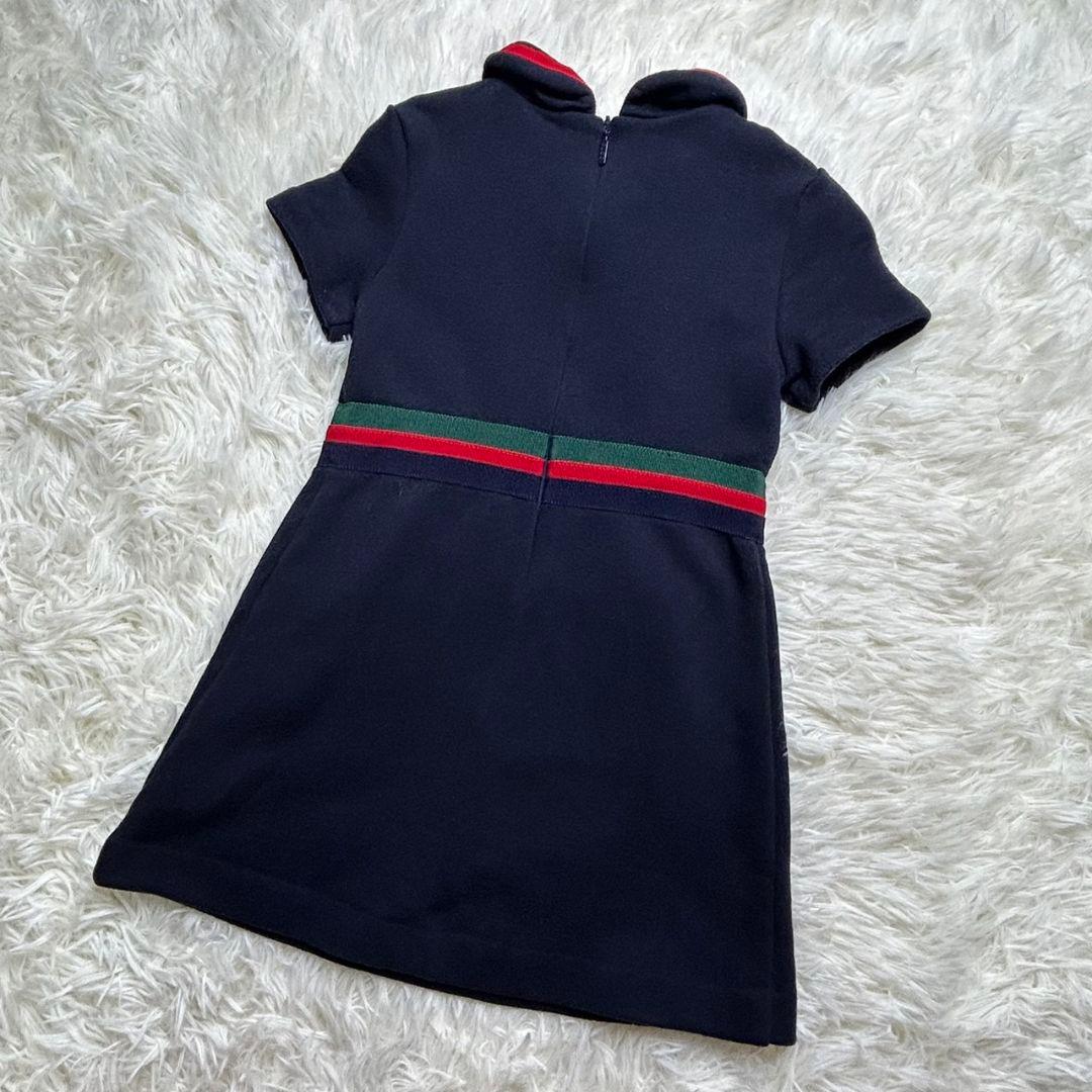 【現行タグ☆美品】GUCCI カットソー ワンピース シェリーライン リボン