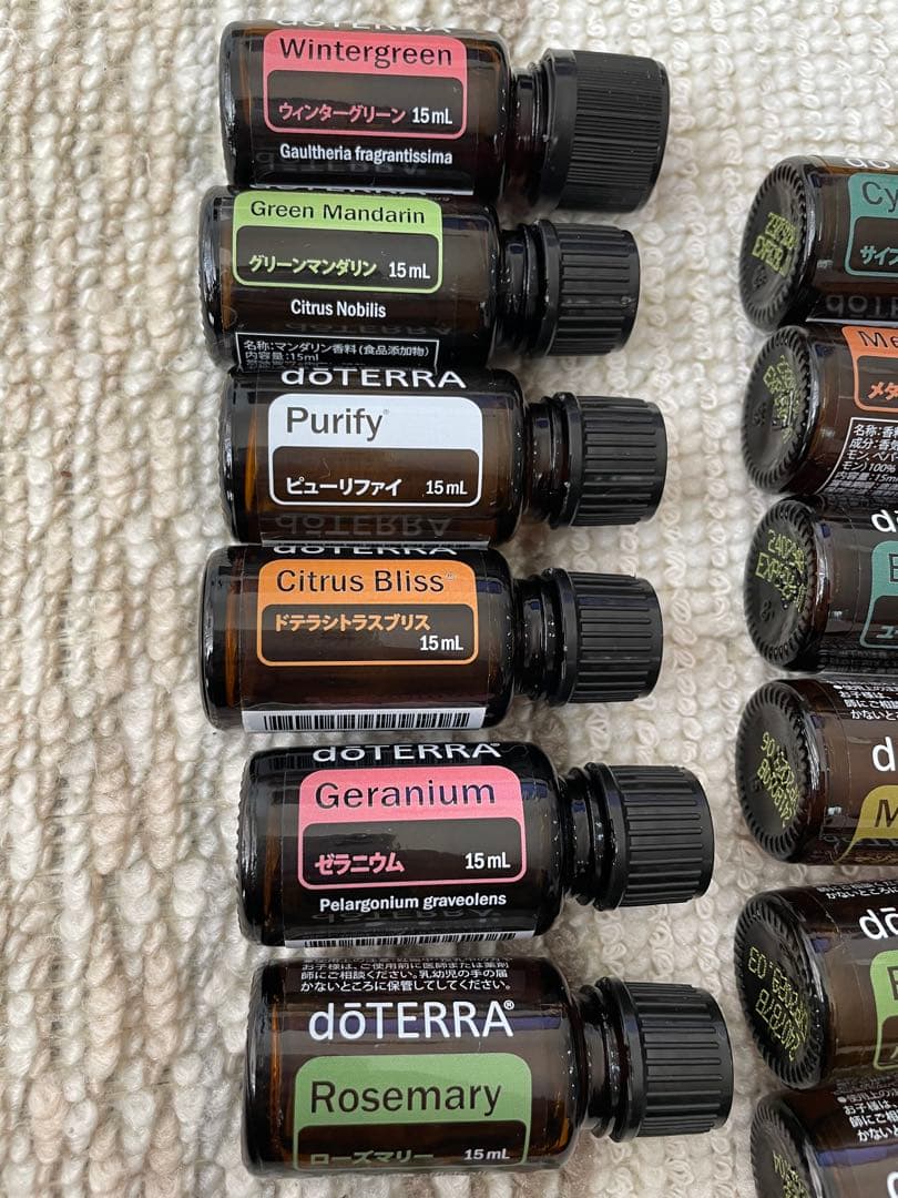 doTERRA エッセンシャルオイルセット 15ml、5ml 22点