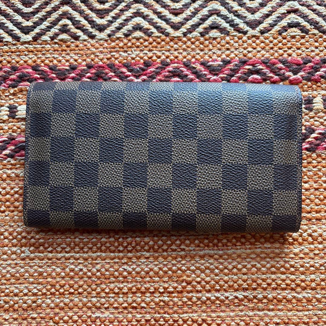 【新品未使用】LOUIS VUITTON ダミエ・エベヌ 長財布（箱付）