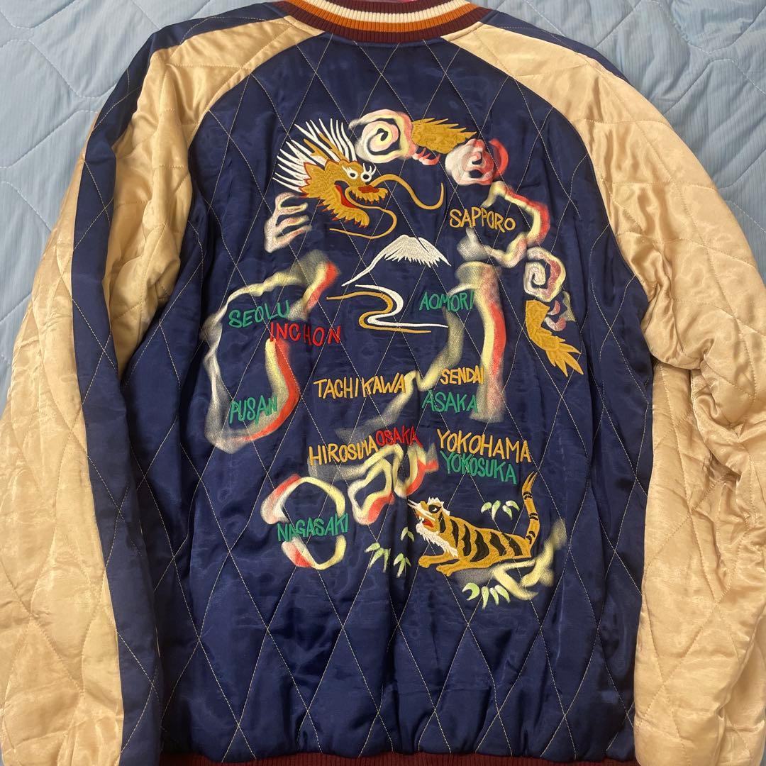 美品激レアHOUSTONキルティングスカジャン