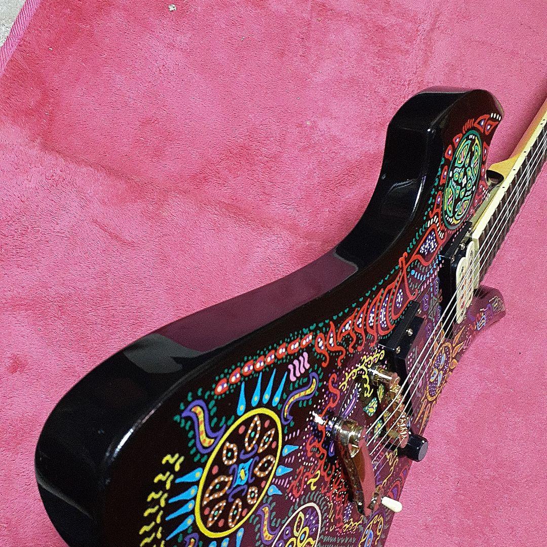 【良・美品】サイケペイント・MG-480X風hideモデル。モッキンバード。