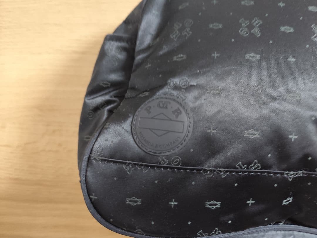 POTR 2WAY ボストンバッグ 黒 ショルダーバッグ monogram