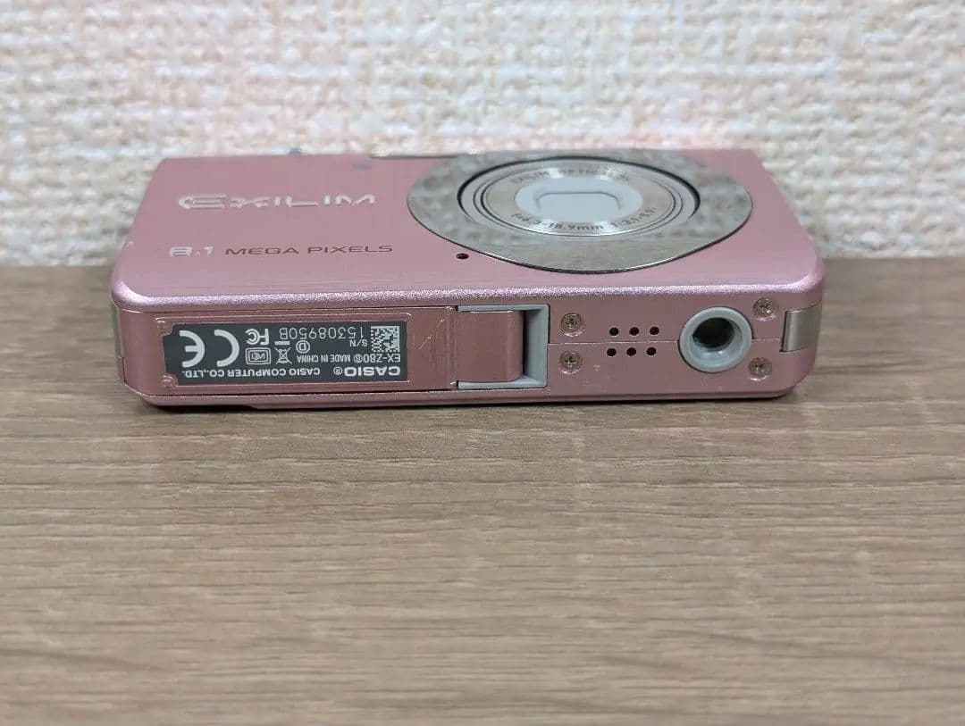 【動作良好】CASIO EXILIM EX-Z80 ピンク コンデジ デジカメ