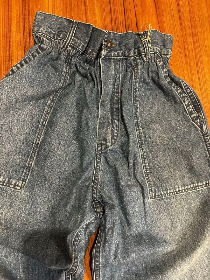 フランスさん専用　MARET デニムブルー ワイドパンツ