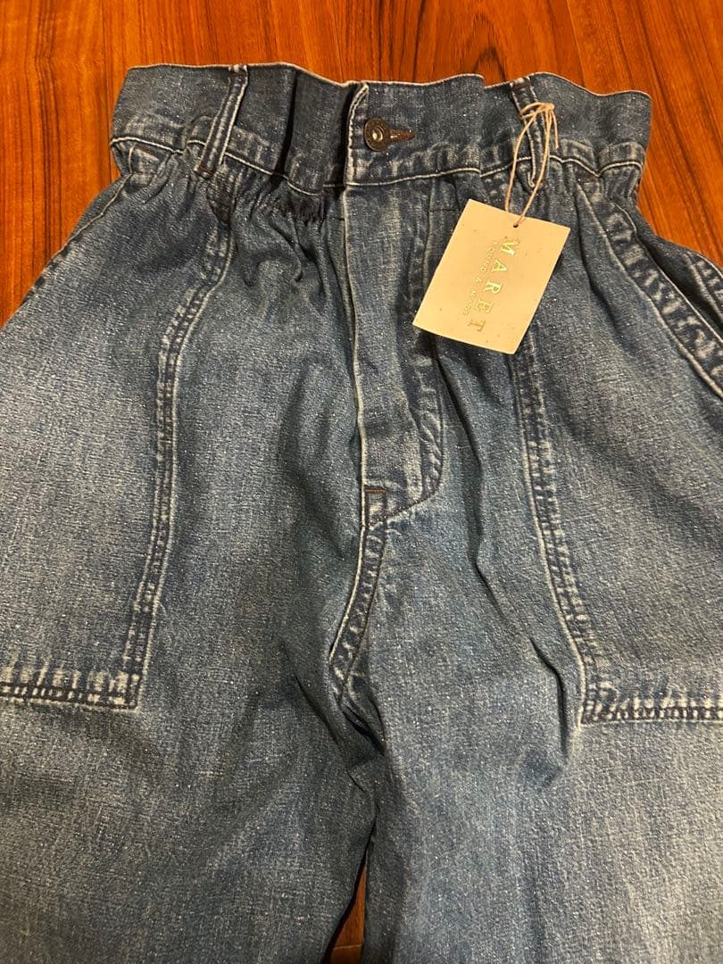 フランスさん専用　MARET デニムブルー ワイドパンツ