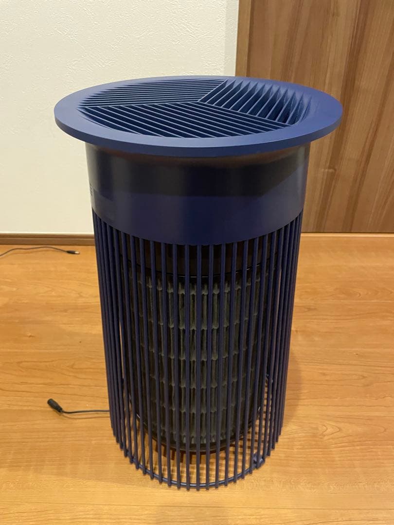 美品 ±0プラスマイナスゼロ 空気清浄機 ネイビー ブルー XQH-C030