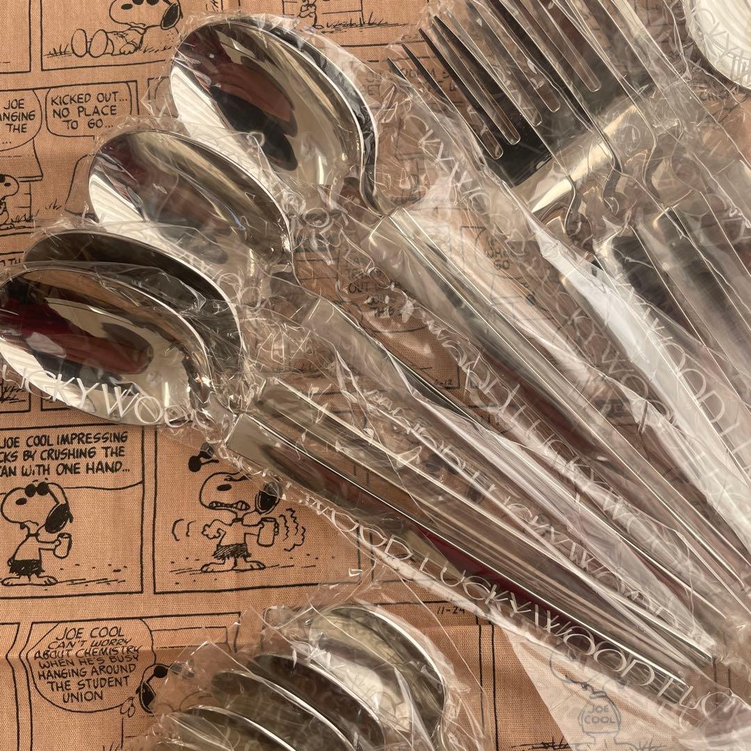 【新品未使用】ラッキーウッド　スカンジナビア　18-12ステンレス　30本セット