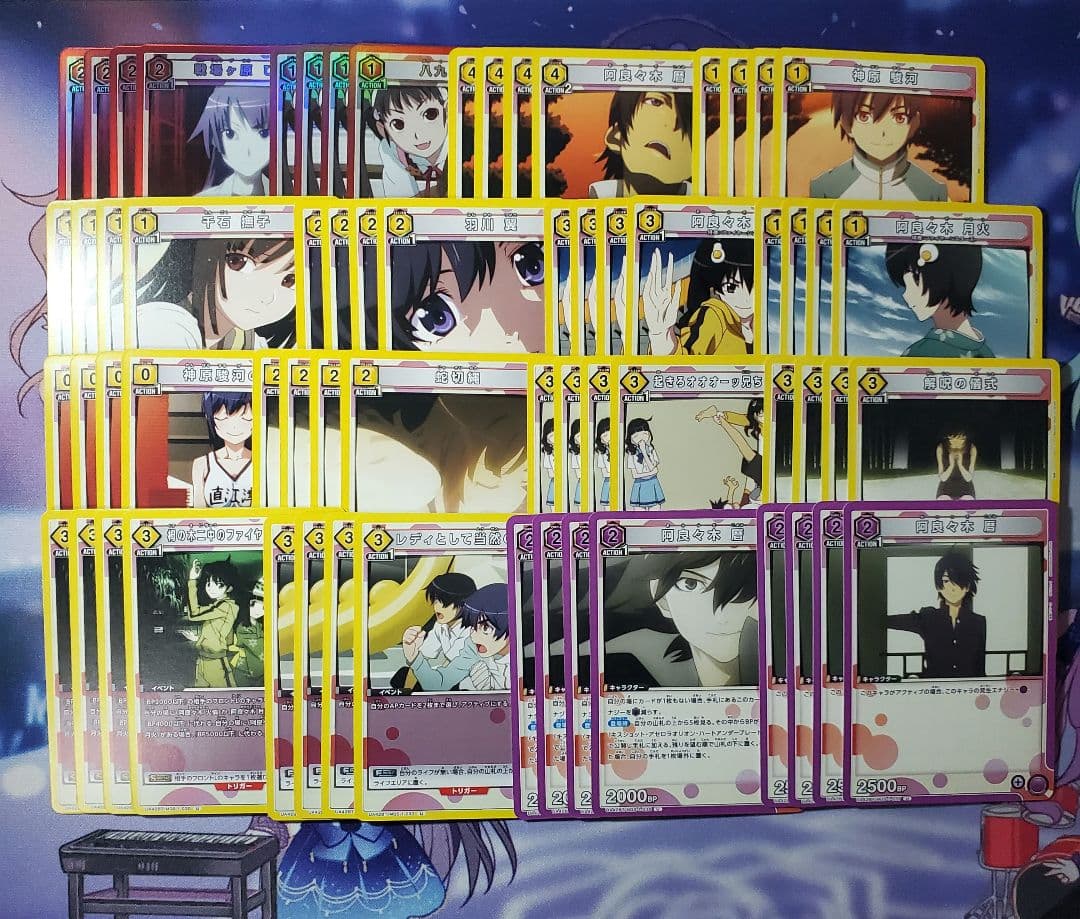 ユニアリ 物語シリーズ ブースター SR以下 4コン 全色