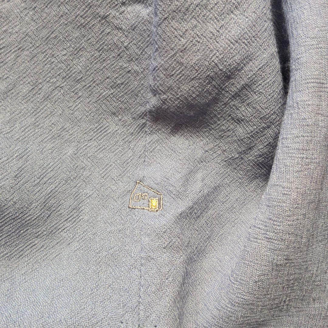 HUIS ウォッシャブルウールワイドプルオーバー（グレイッシュブルー