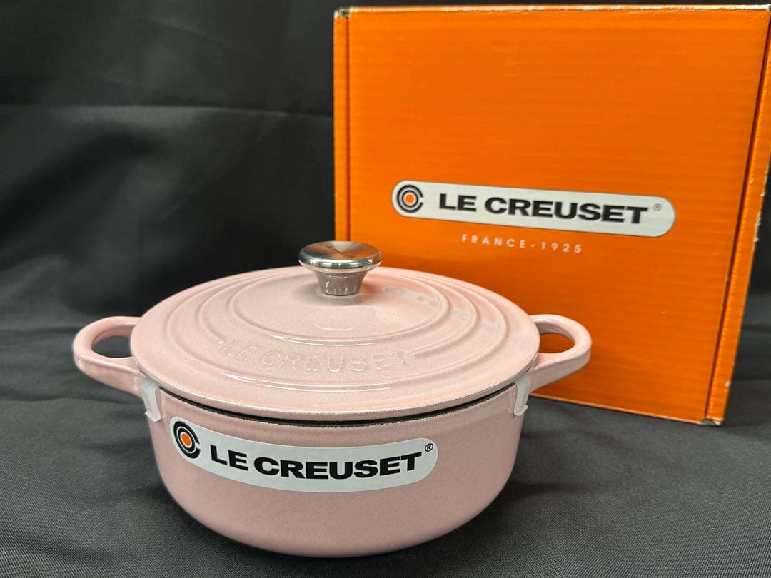 【未使用品】Le Creuset ココットロンド　シフォンピンク　18cm 鍋