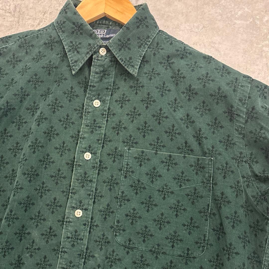 90✨polo Ralph Lauren コーデュロイ長袖シャツ希少サイズ【S】