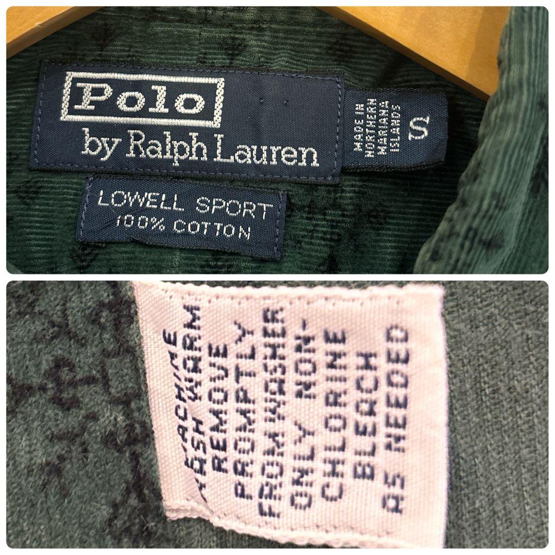 90✨polo Ralph Lauren コーデュロイ長袖シャツ希少サイズ【S】