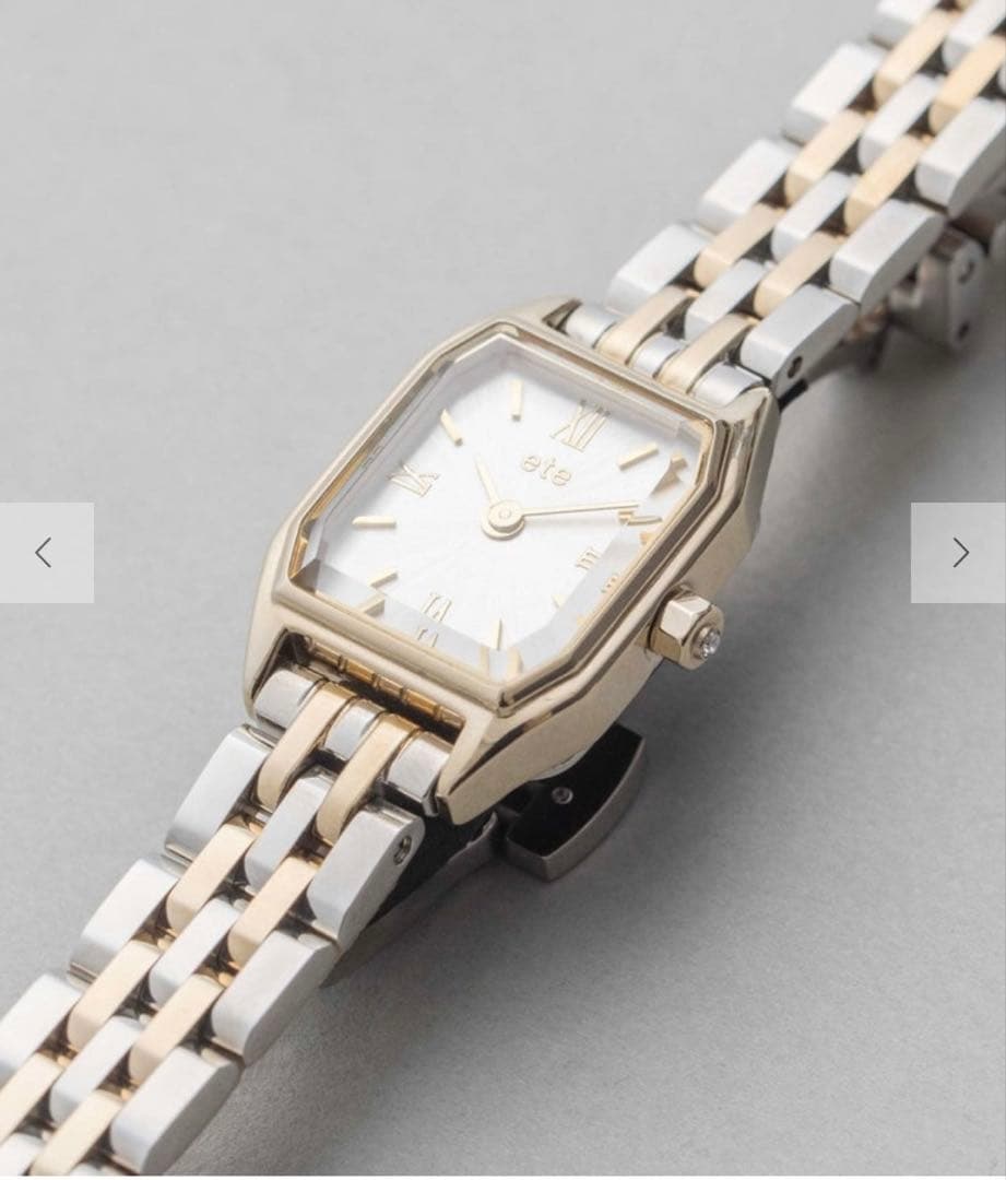 新品未使用♡eteオクタゴンフェイス 2Way ウォッチ