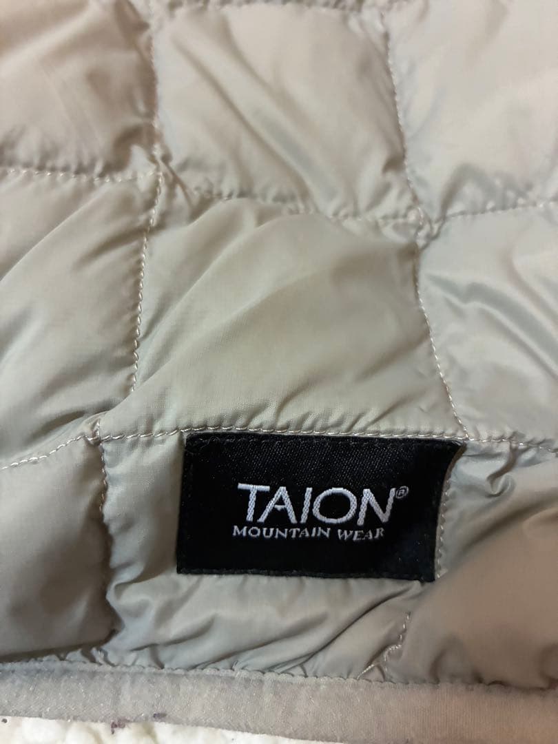 [美品]NOLLEY’S TAION別注ボア ダウンフードコート(リバーシブル)