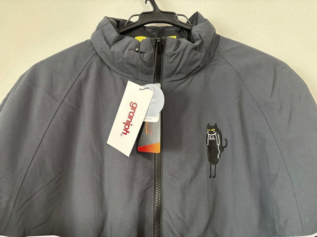 グラニフ ネコカブリ ビューティフルシャドー リバーシブルブルゾン