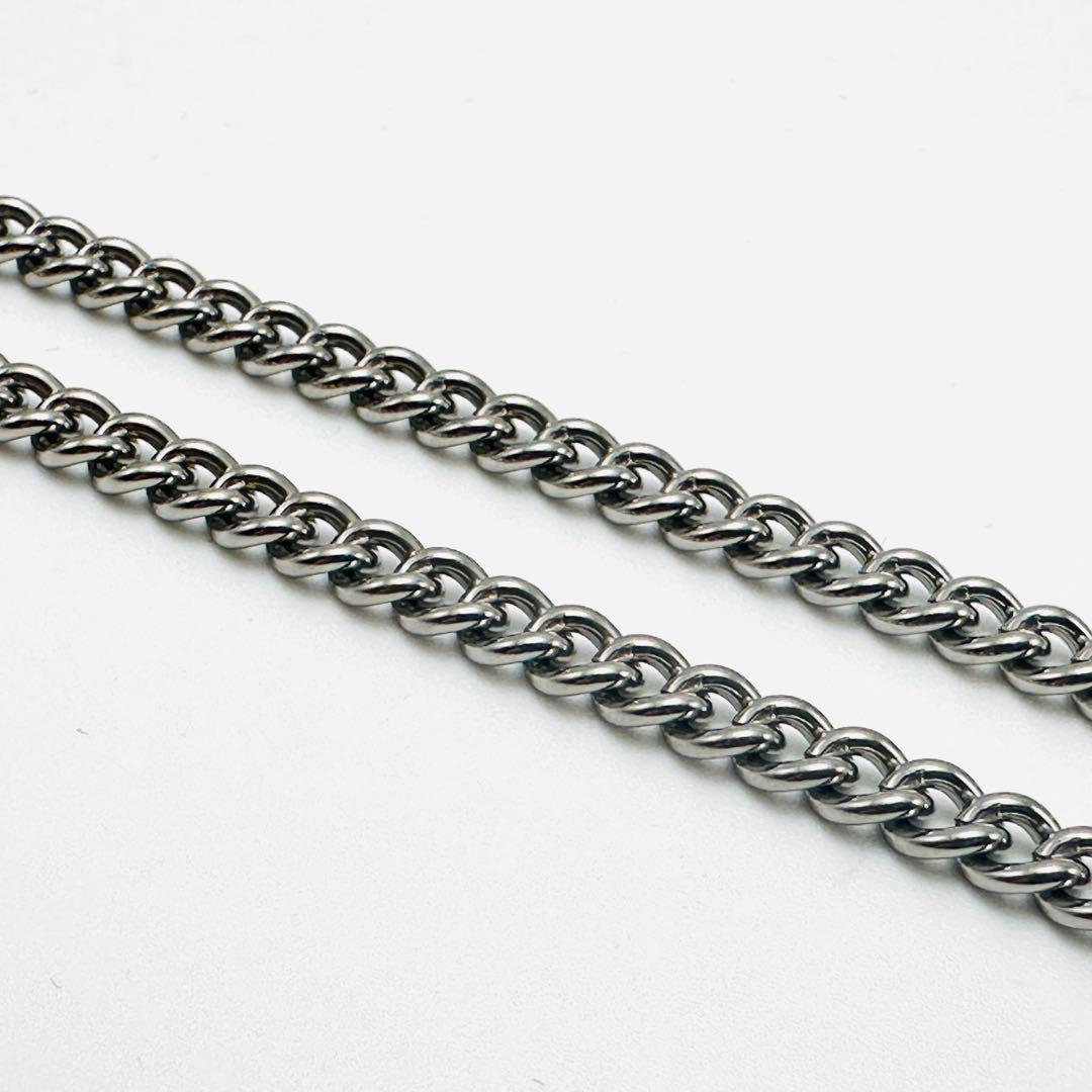 phiten ファイテン　チタン　ネックレス　シルバー　喜平　袋付き