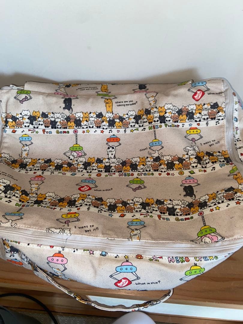 サイドポケット付きトートバッグ　トランク風ポーチ　LR⭐︎