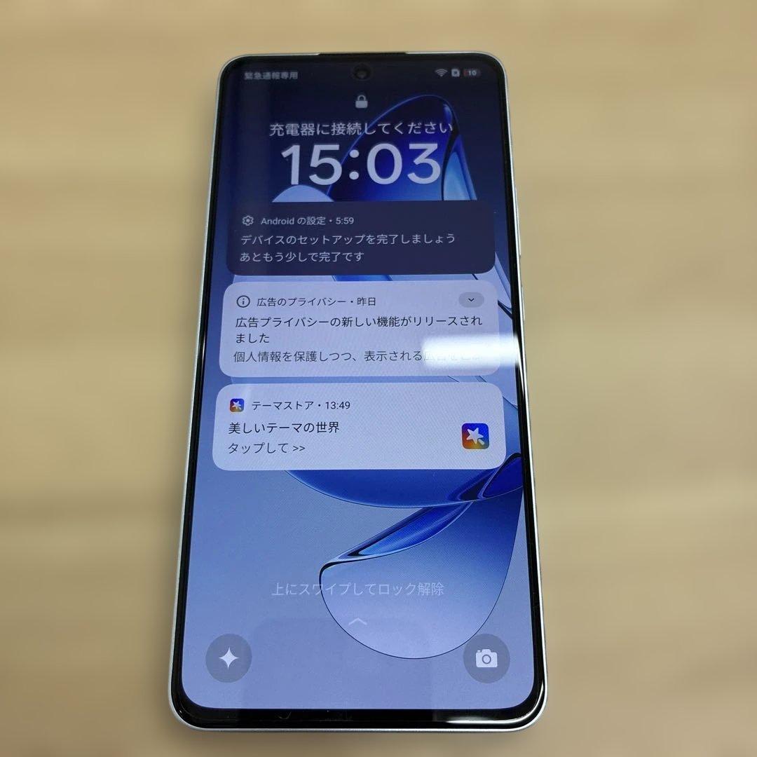 【美品】OPPO Reno 13 A アイスブルー