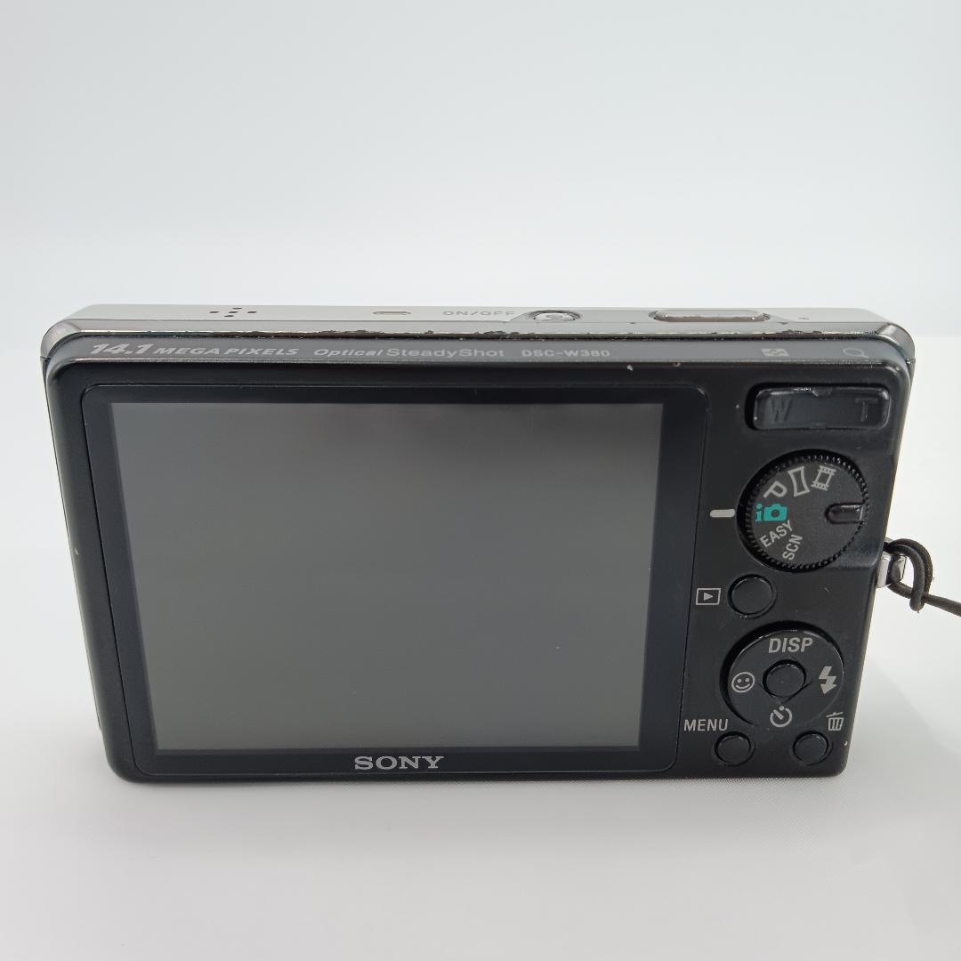 SONY サイバーショット DSC-W380 シルバー バッテリー付 ジャンク