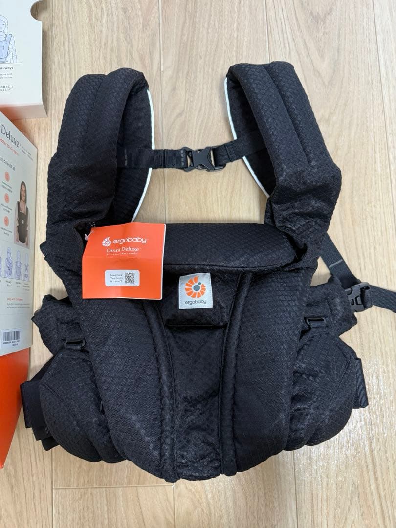ergobaby Omni Deluxe 抱っこ紐 ブラック　オムニデラックス