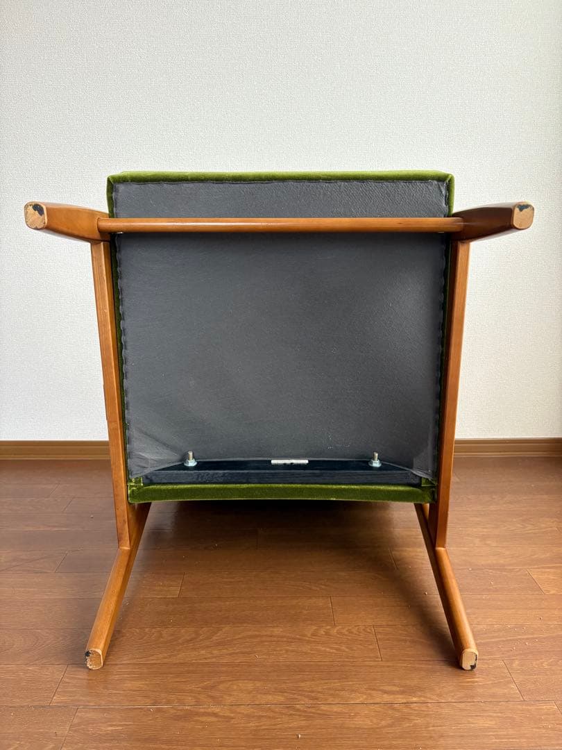 カリモク60 Kチェアー モケットグリーン