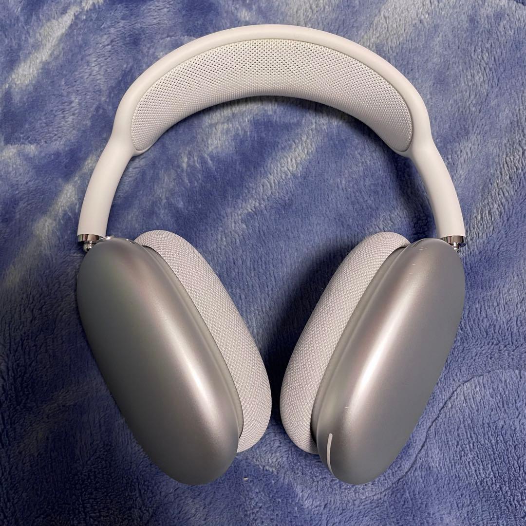 AirPods Max シルバー（箱、カバー付き）