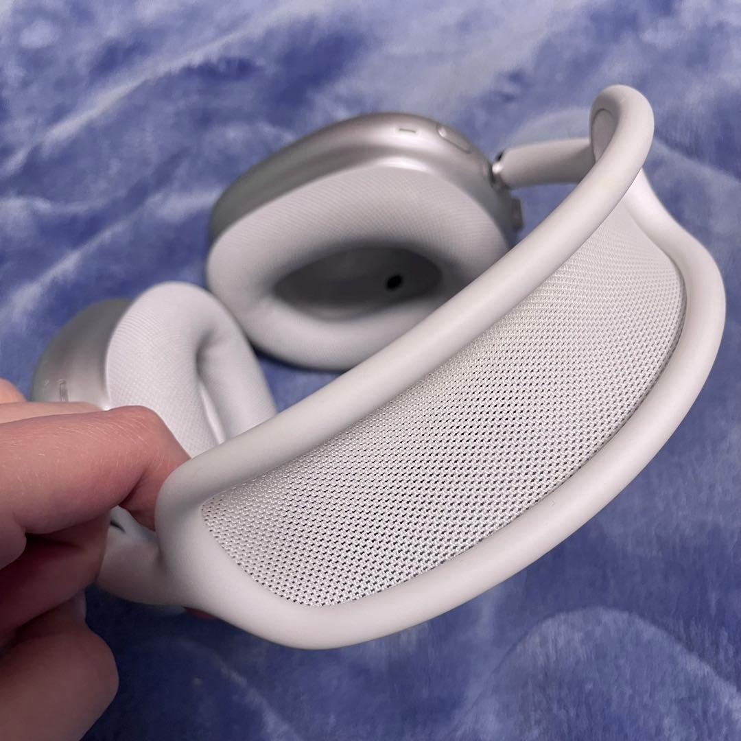 AirPods Max シルバー（箱、カバー付き）