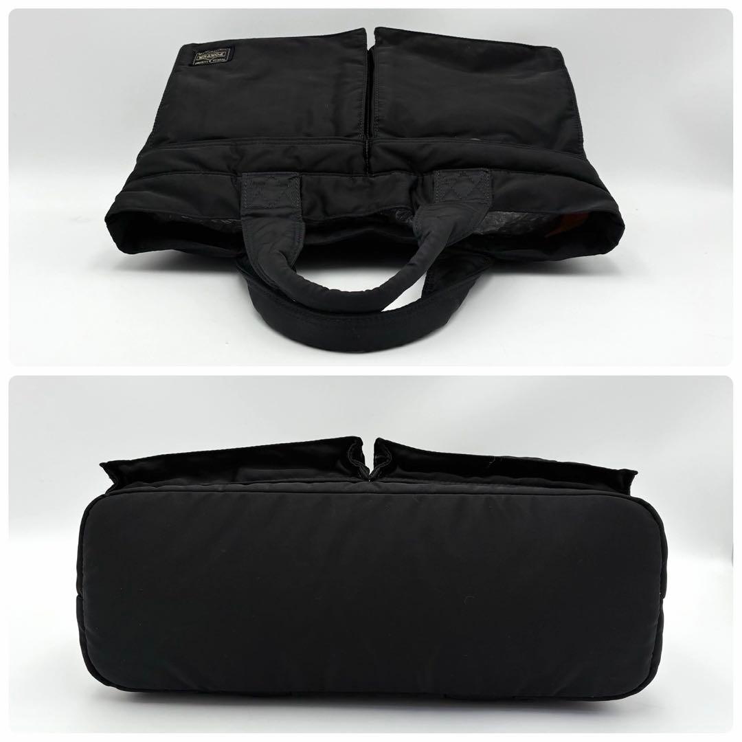 ポーター タンカー トートバッグ ハンドバッグ 黒 ナイロン 男女兼用 多機能