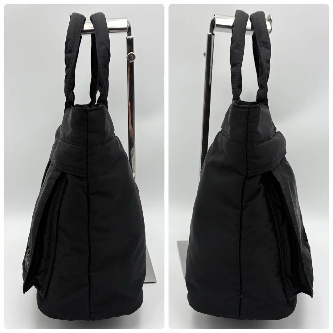 ポーター タンカー トートバッグ ハンドバッグ 黒 ナイロン 男女兼用 多機能