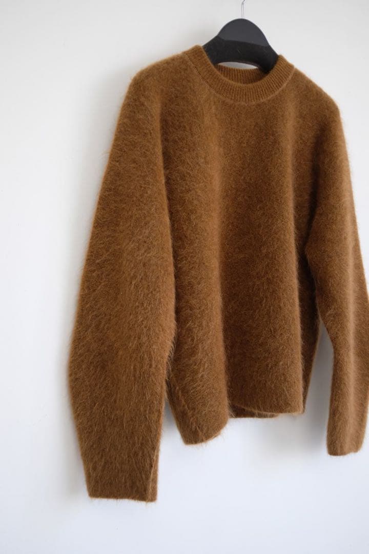 りょう様 unfil アンフィル モヘア ニット コニャック キャメル