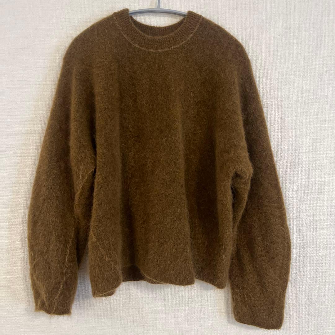 りょう様 unfil アンフィル モヘア ニット コニャック キャメル