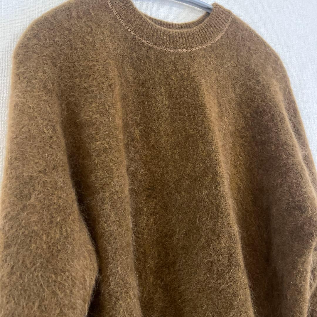 りょう様 unfil アンフィル モヘア ニット コニャック キャメル