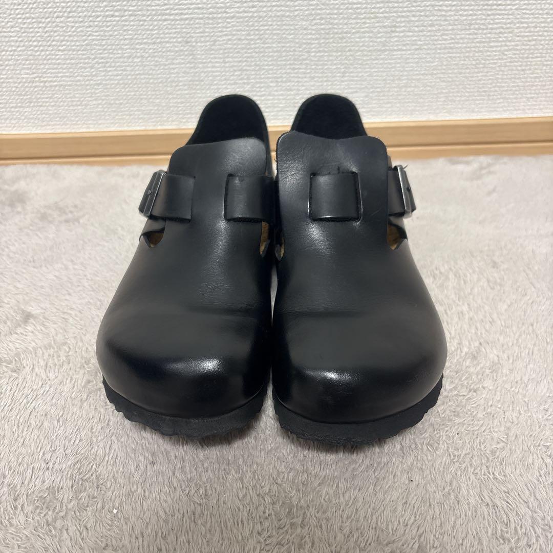 美品　ビルケンシュトック　ロンドン　23cm　ブラック　黒　オイルドレザー　36