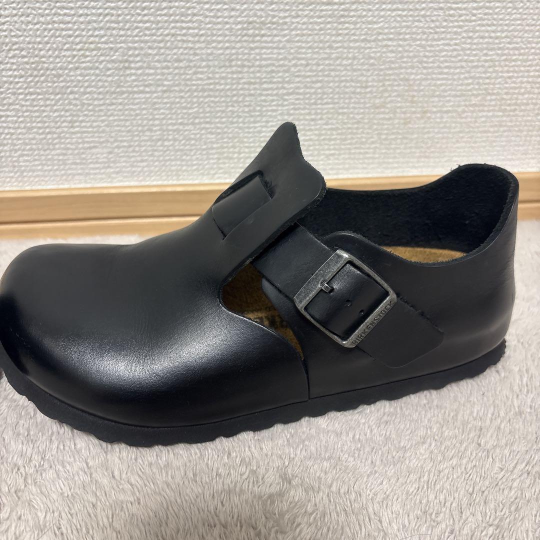 美品　ビルケンシュトック　ロンドン　23cm　ブラック　黒　オイルドレザー　36