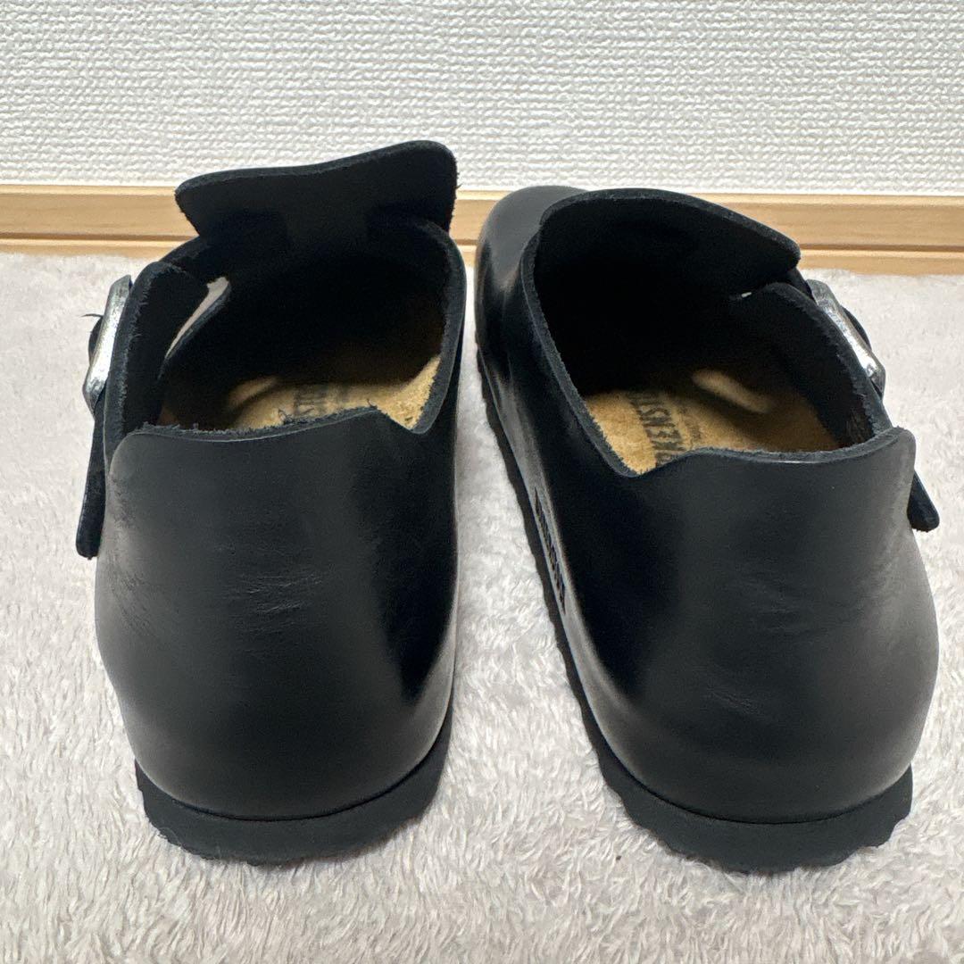 美品　ビルケンシュトック　ロンドン　23cm　ブラック　黒　オイルドレザー　36