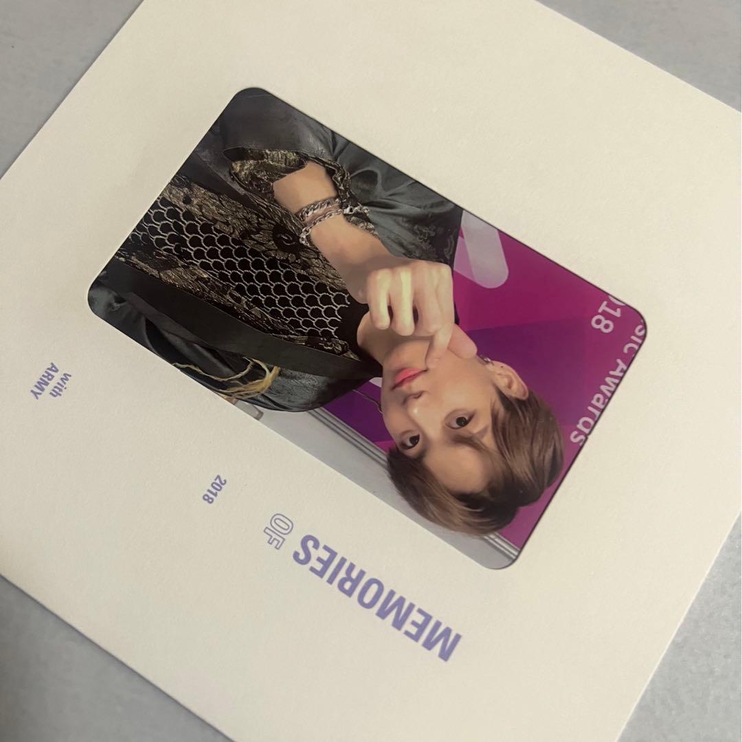 BTS MEMORIES OF 2018 ジョングク ブルーレイ 特典 トレカ