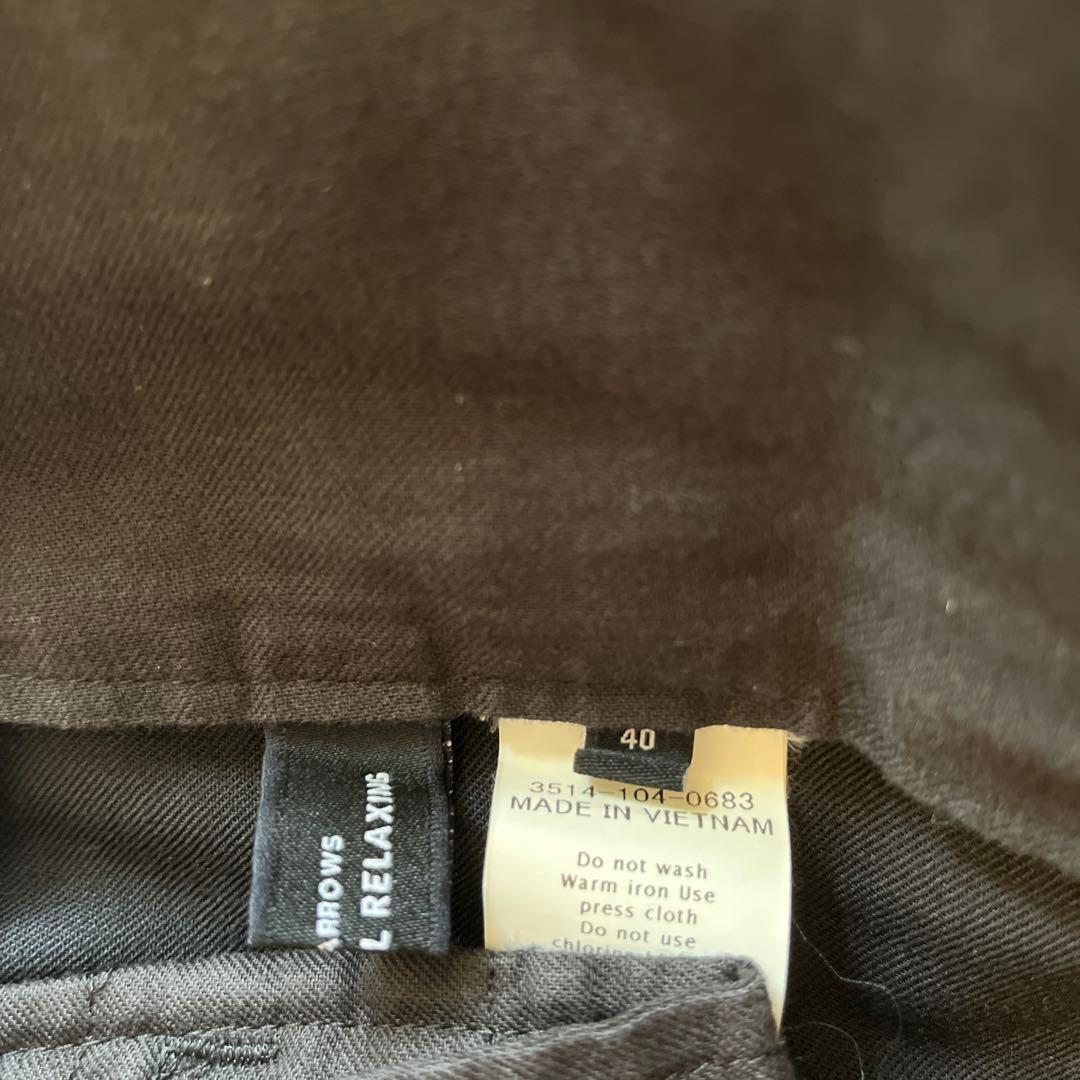 美品　グリーンレーベルリラクシング　黒　ビジネススーツ パンツスーツ上下40