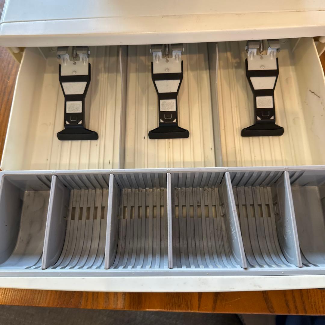 CASIO TE-340 レジスター ホワイト　サーマルペーパー3本付き