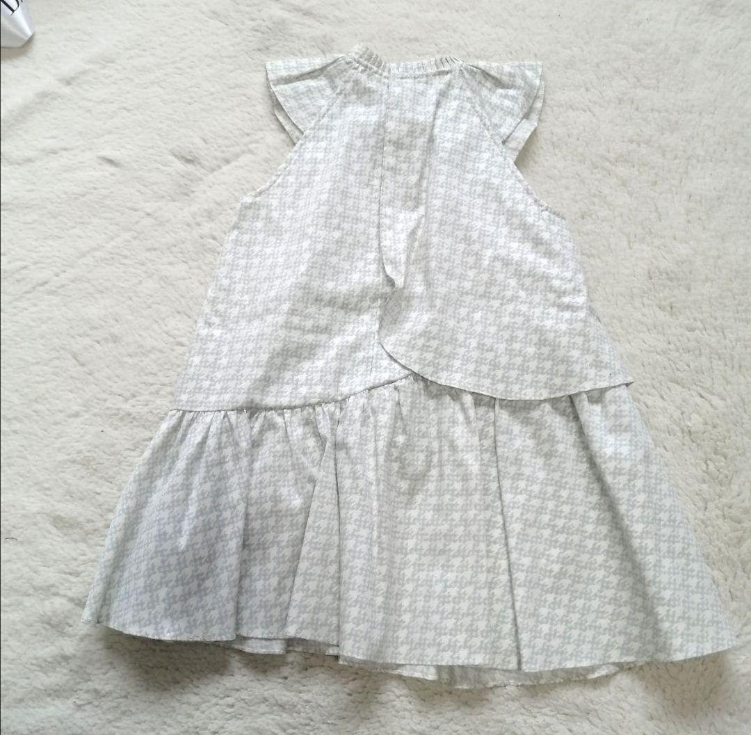 未使用タグ付☆ベビーディオール　ワンピース　パンツセット　千鳥柄　グレー　18
